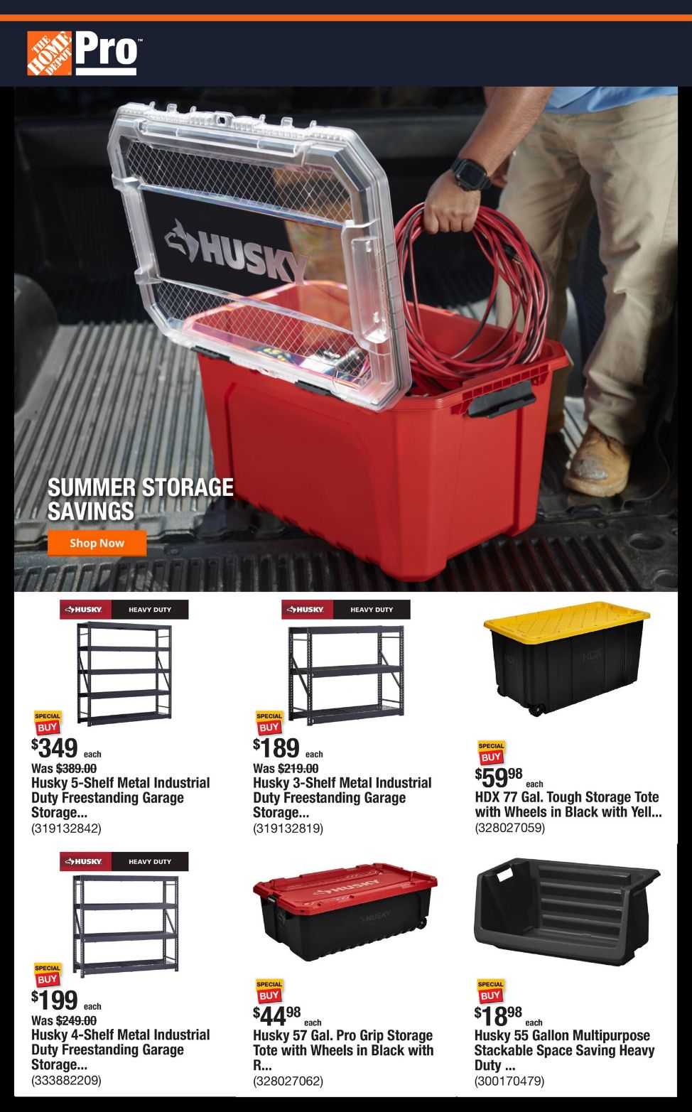 Catalogue Home Depot from 07/28/2025
