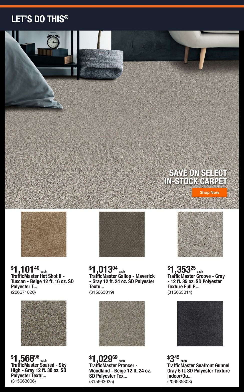 Catalogue Home Depot from 07/28/2025