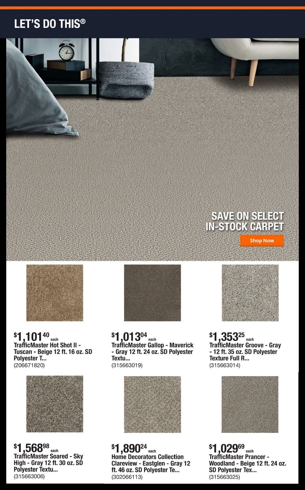 Catalogue Home Depot from 07/28/2025