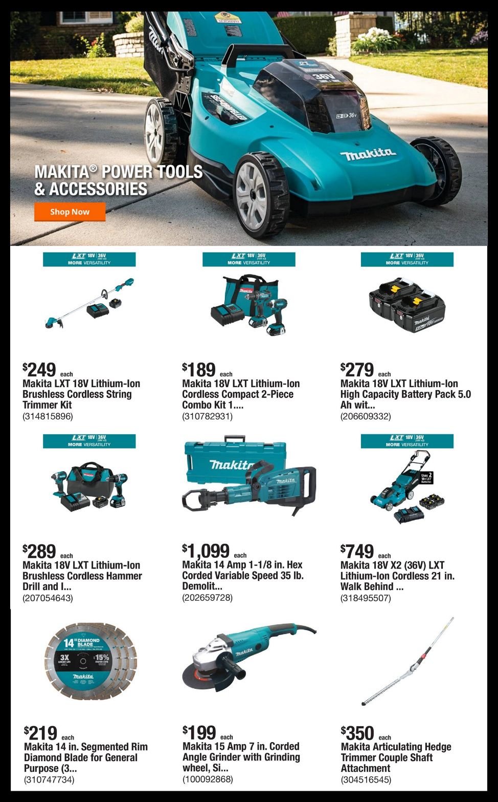 Catalogue Home Depot from 07/28/2025