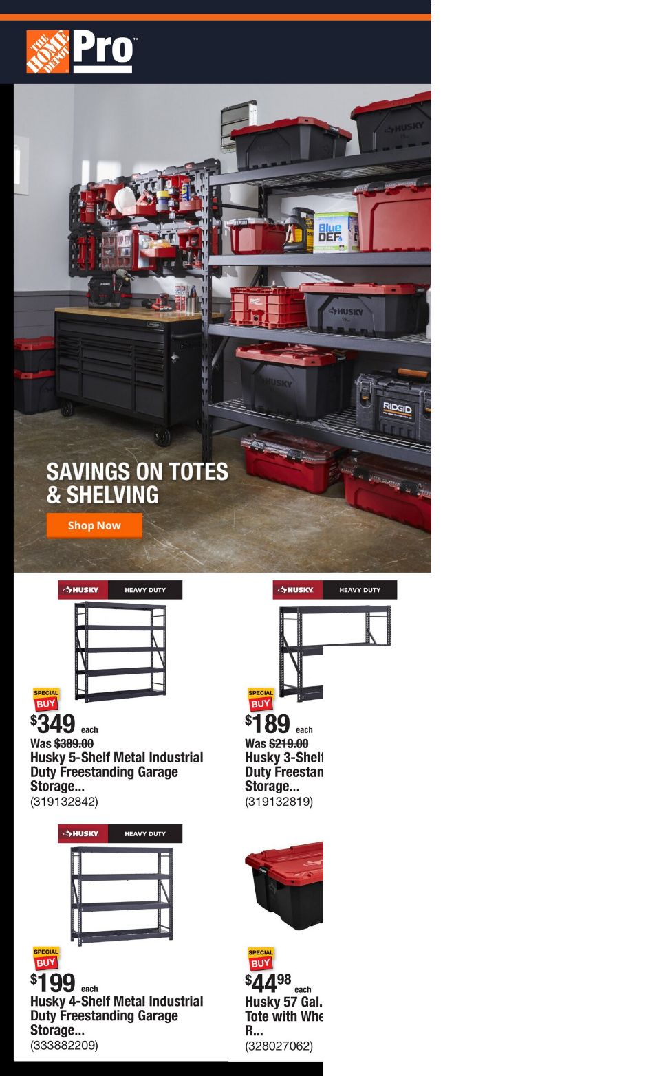 Catalogue Home Depot from 08/04/2025