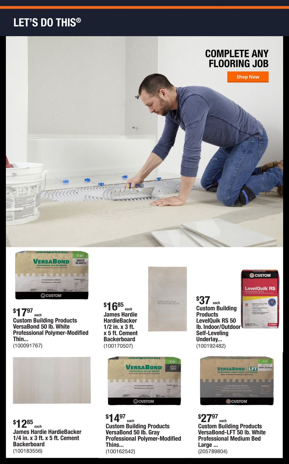 Catalogue Home Depot from 08/04/2025