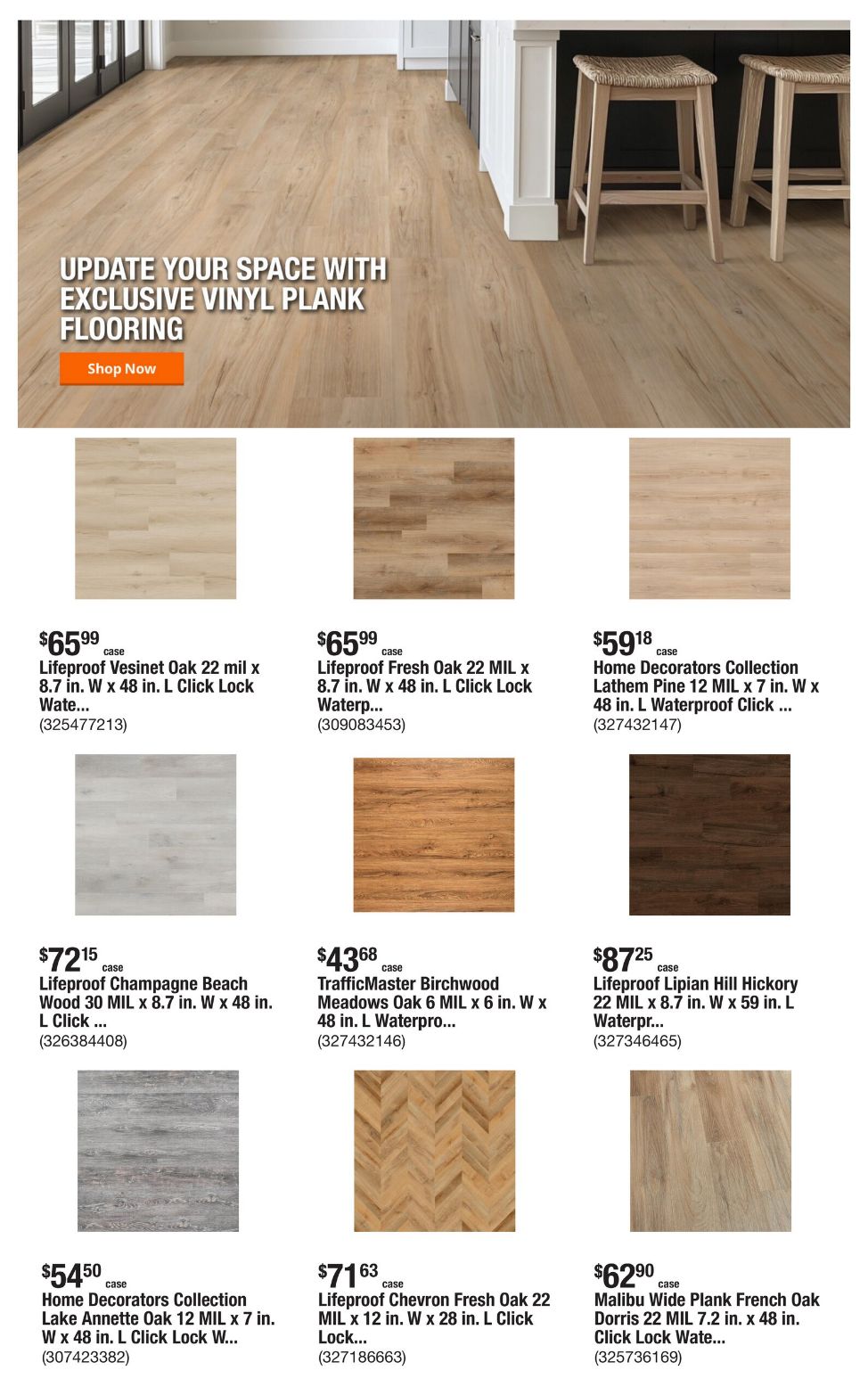 Catalogue Home Depot from 08/07/2025