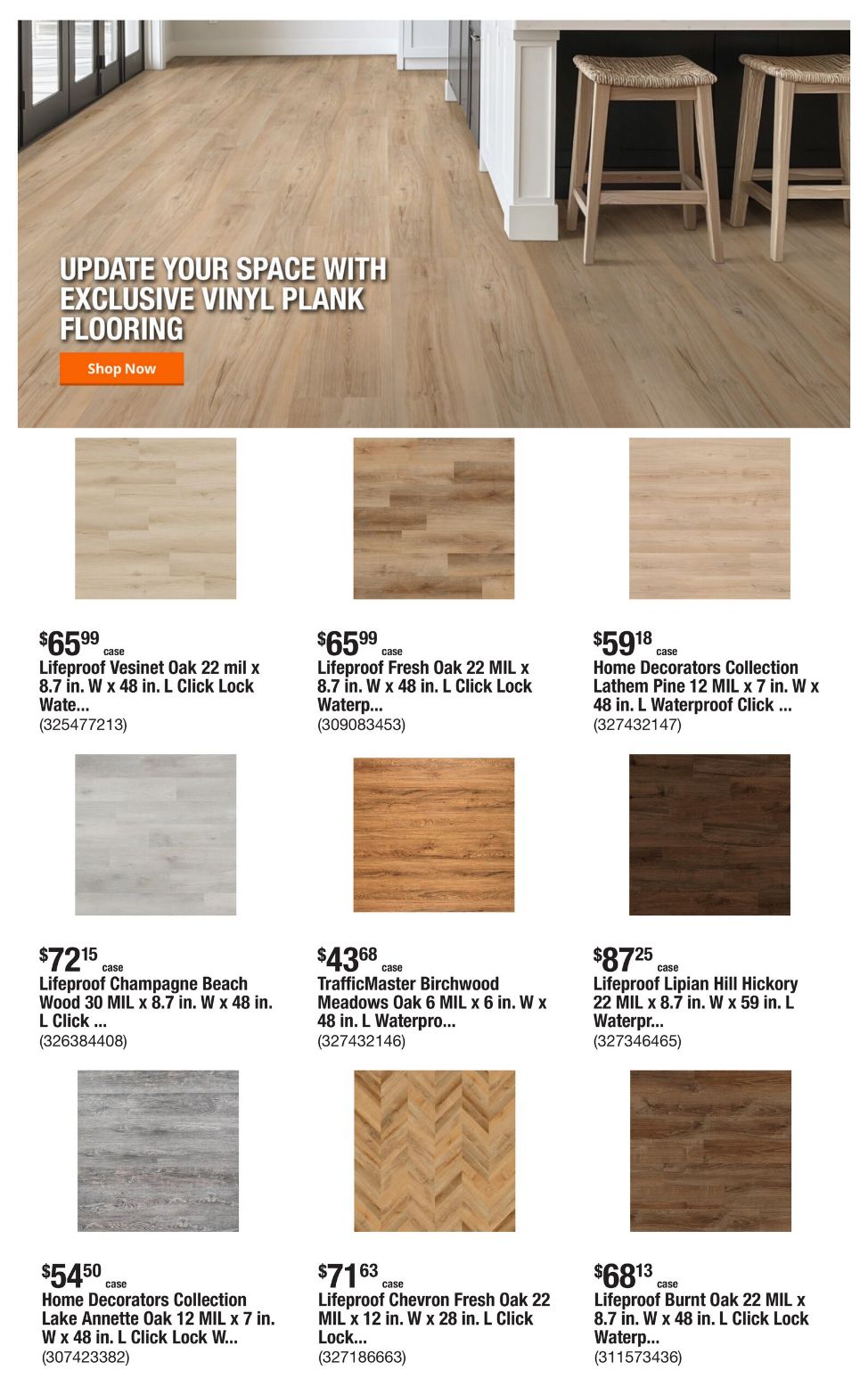 Catalogue Home Depot from 08/07/2025