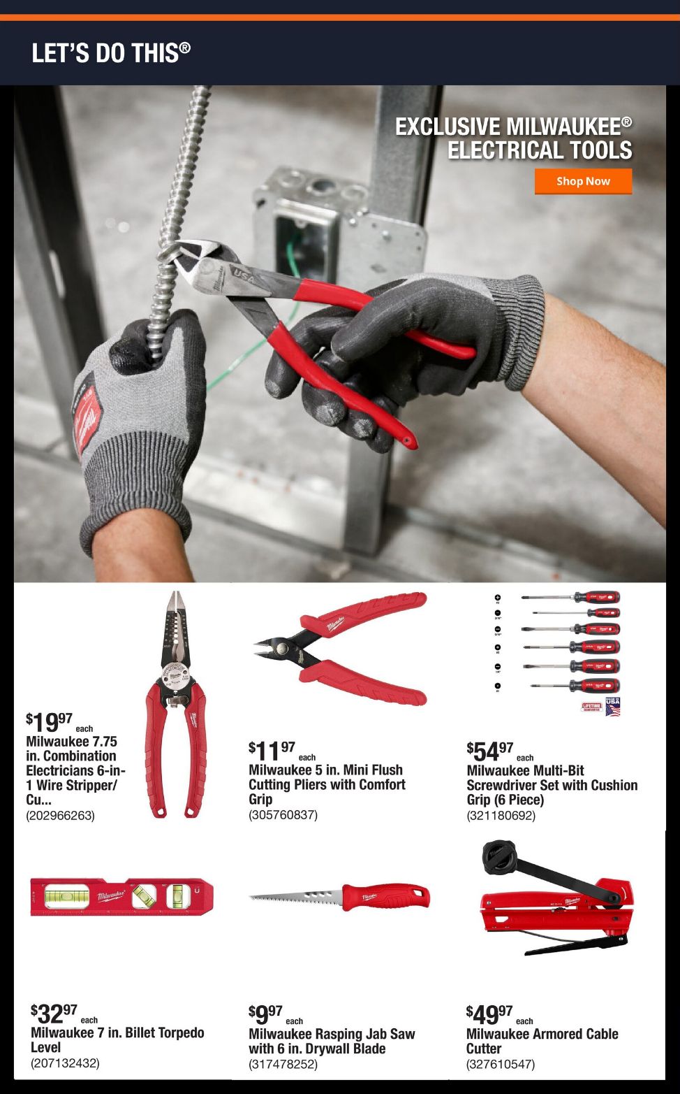 Catalogue Home Depot from 08/11/2025