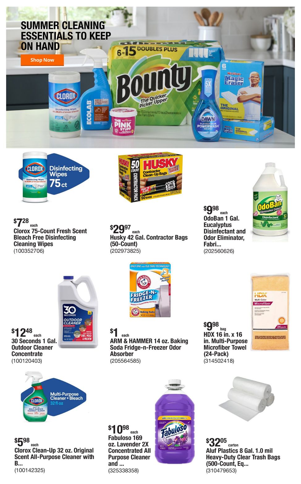 Catalogue Home Depot from 08/14/2025