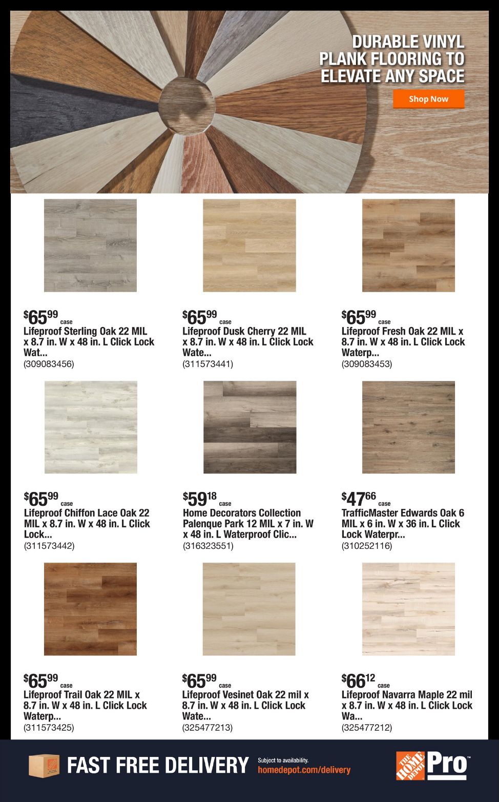 Catalogue Home Depot from 08/18/2025