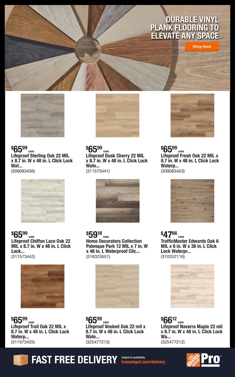 Catalogue Home Depot from 08/18/2025
