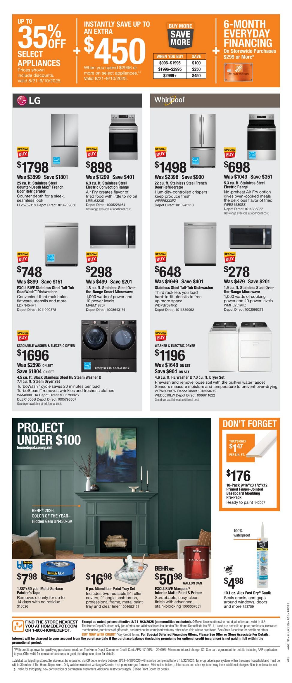 Catalogue Home Depot from 08/21/2025