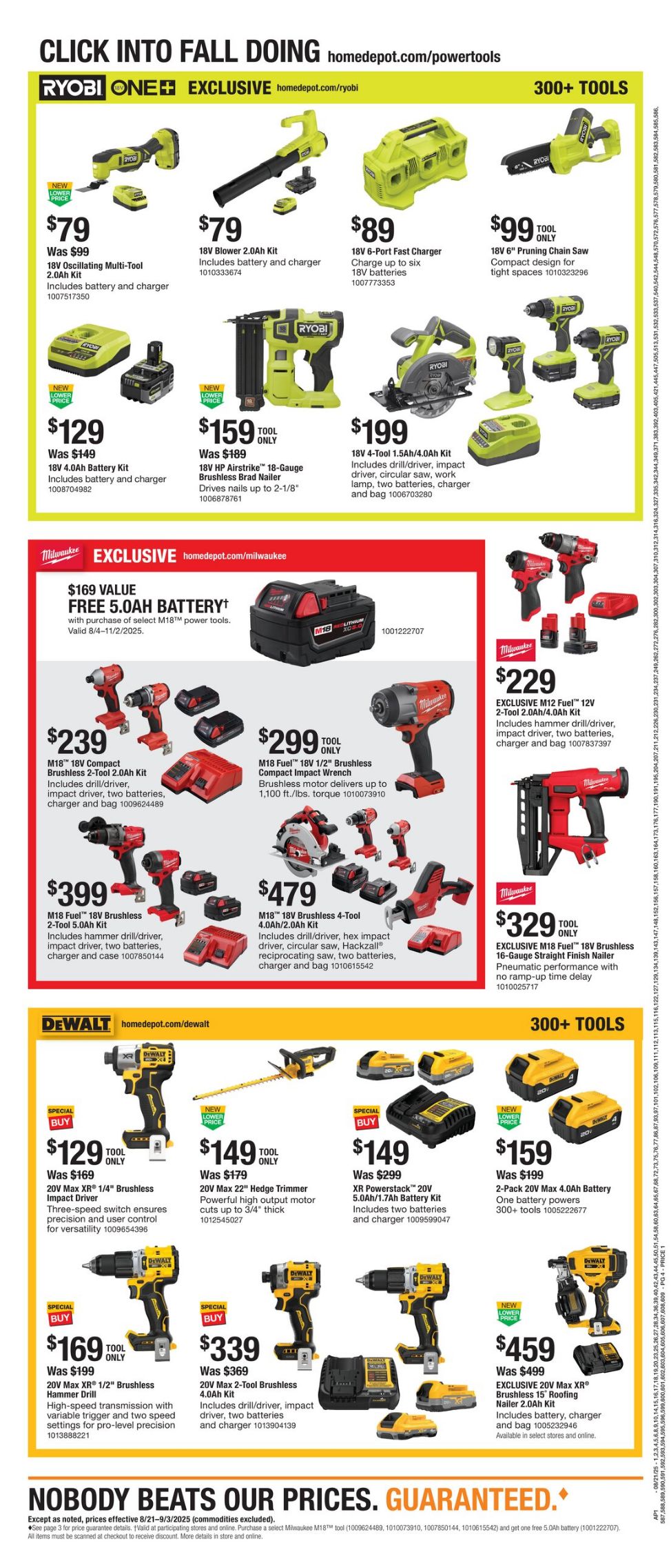 Catalogue Home Depot from 08/21/2025