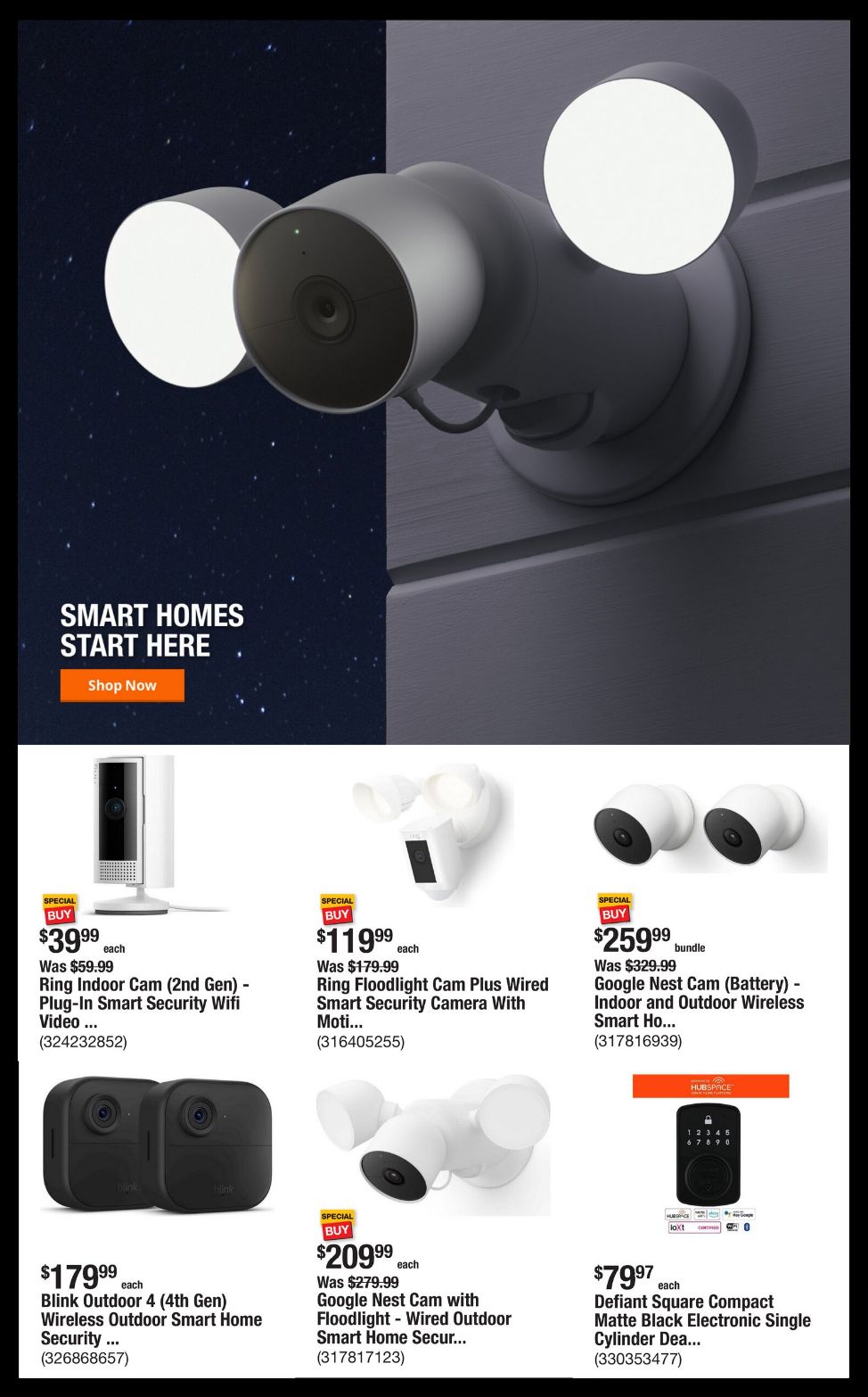 Catalogue Home Depot from 08/18/2025