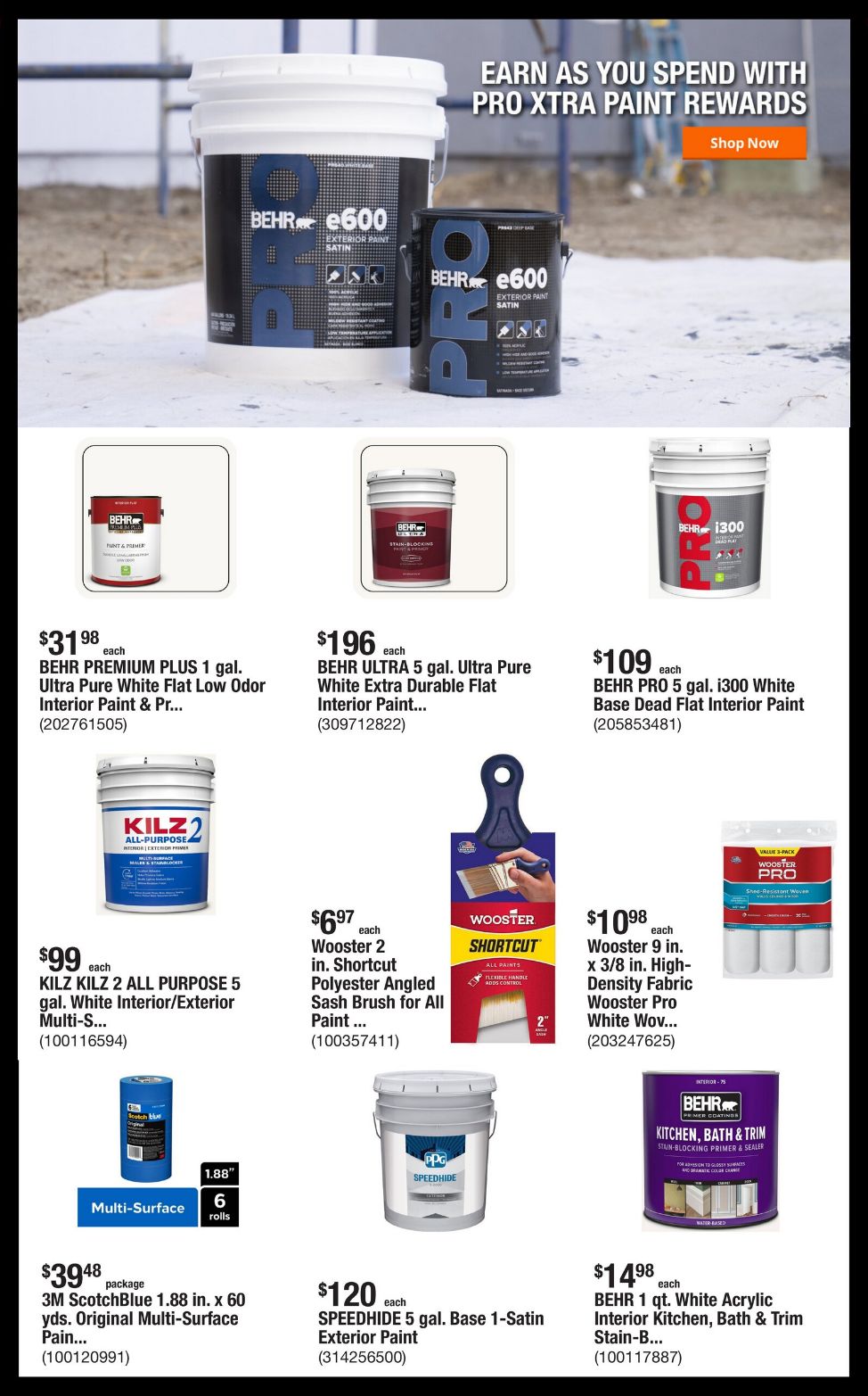 Catalogue Home Depot from 08/25/2025
