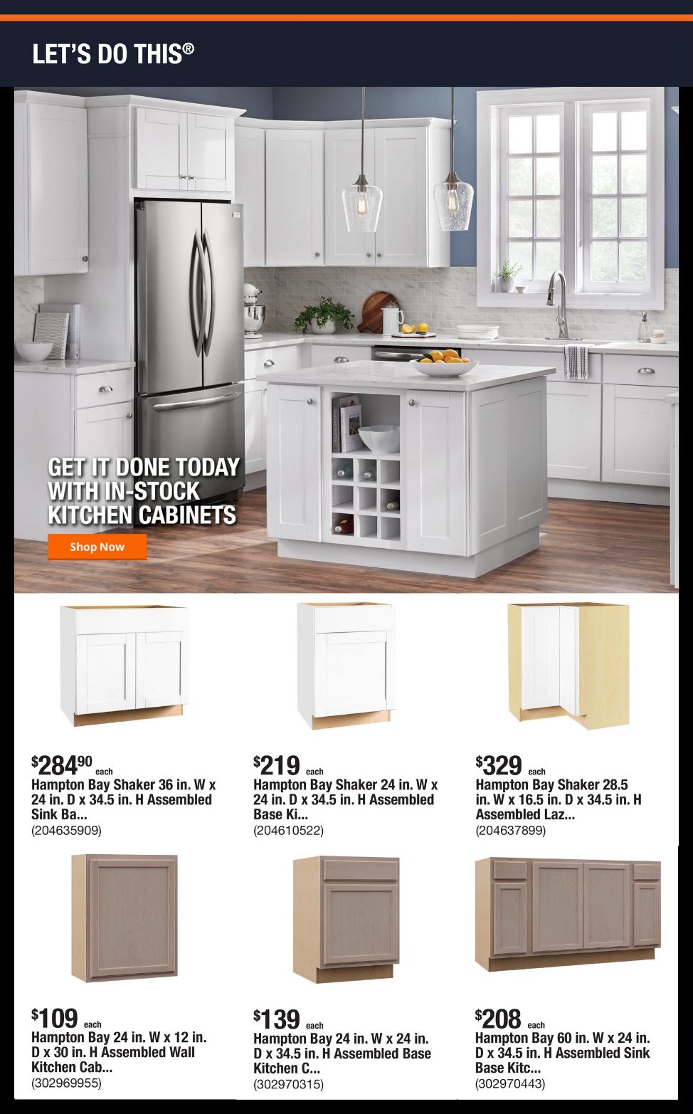 Catalogue Home Depot from 08/25/2025