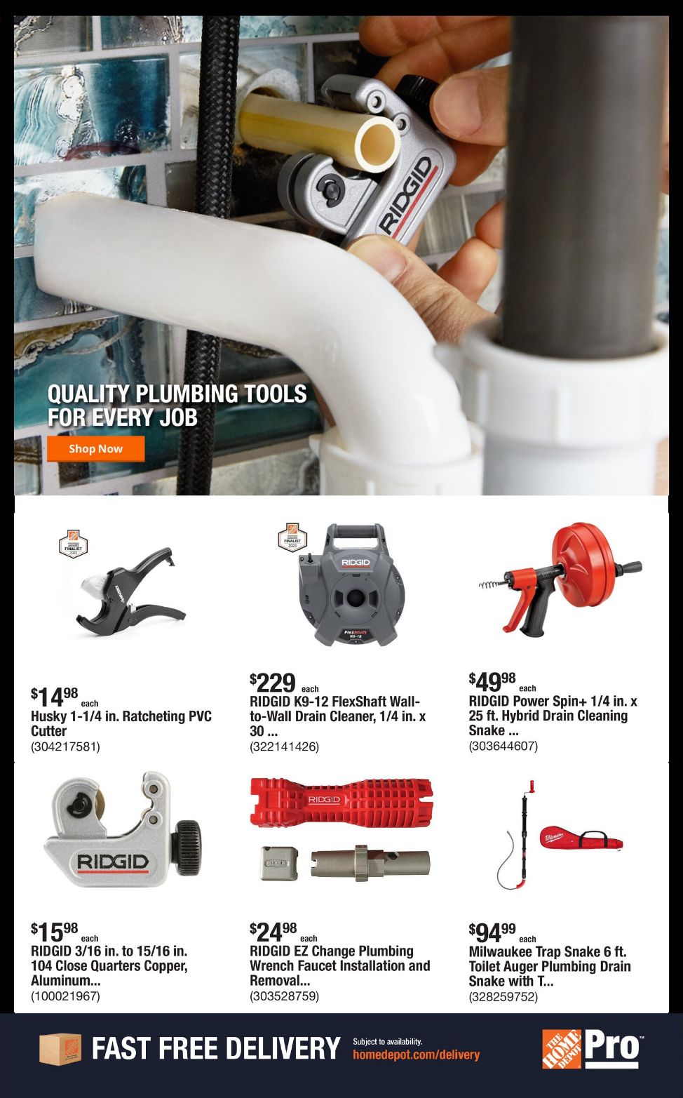 Catalogue Home Depot from 08/25/2025
