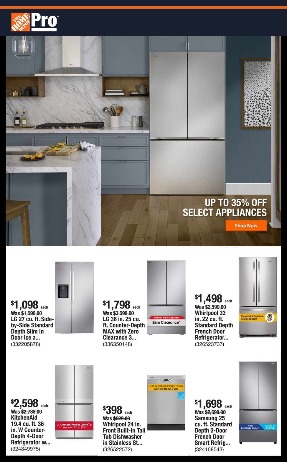 Catalogue Home Depot from 09/01/2025