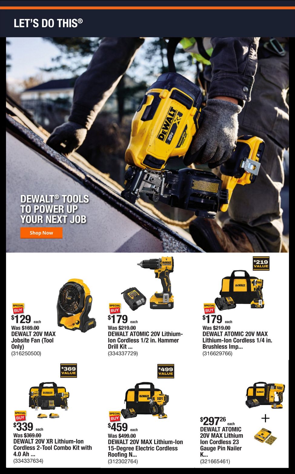 Catalogue Home Depot from 09/01/2025