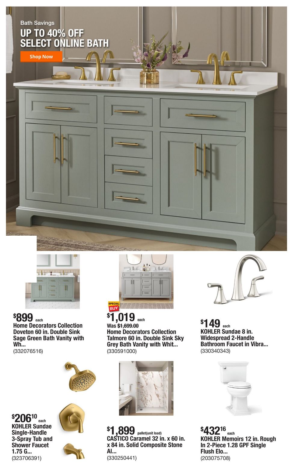 Catalogue Home Depot from 09/04/2025