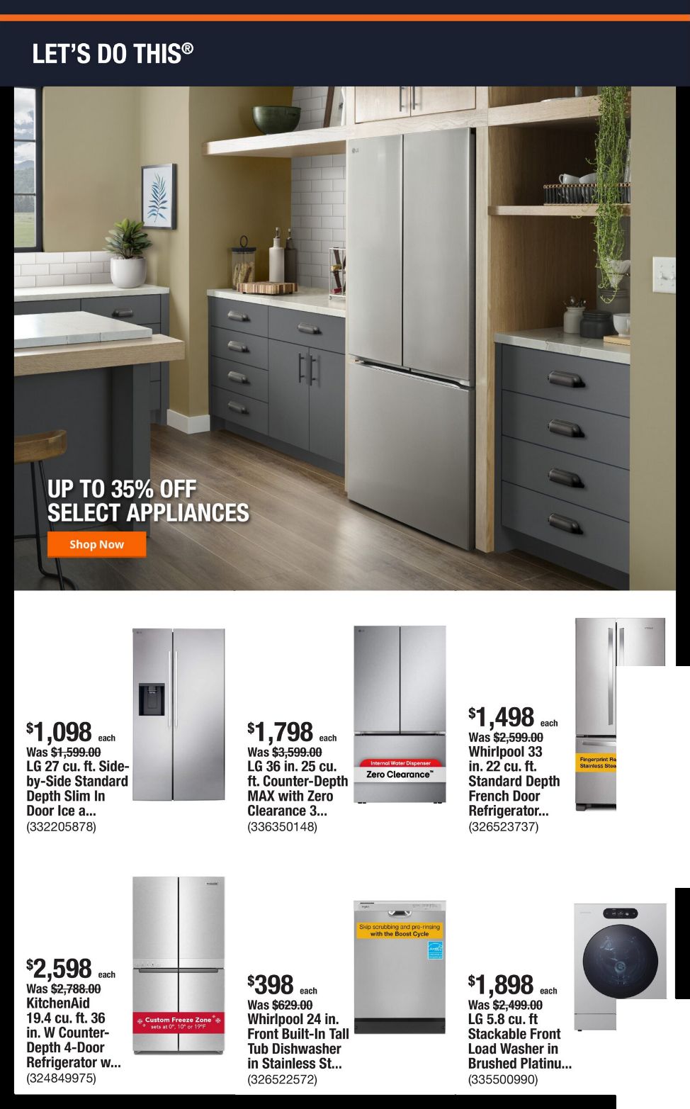 Catalogue Home Depot from 09/08/2025