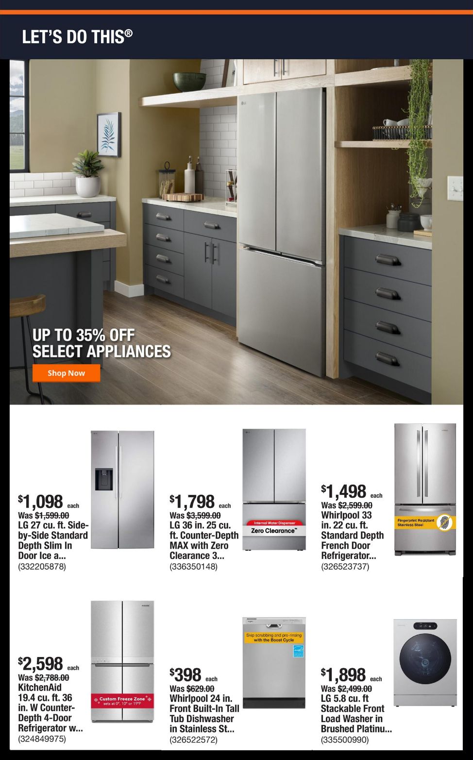 Catalogue Home Depot from 09/08/2025