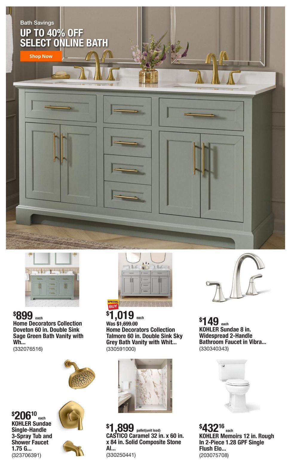 Catalogue Home Depot from 09/04/2025