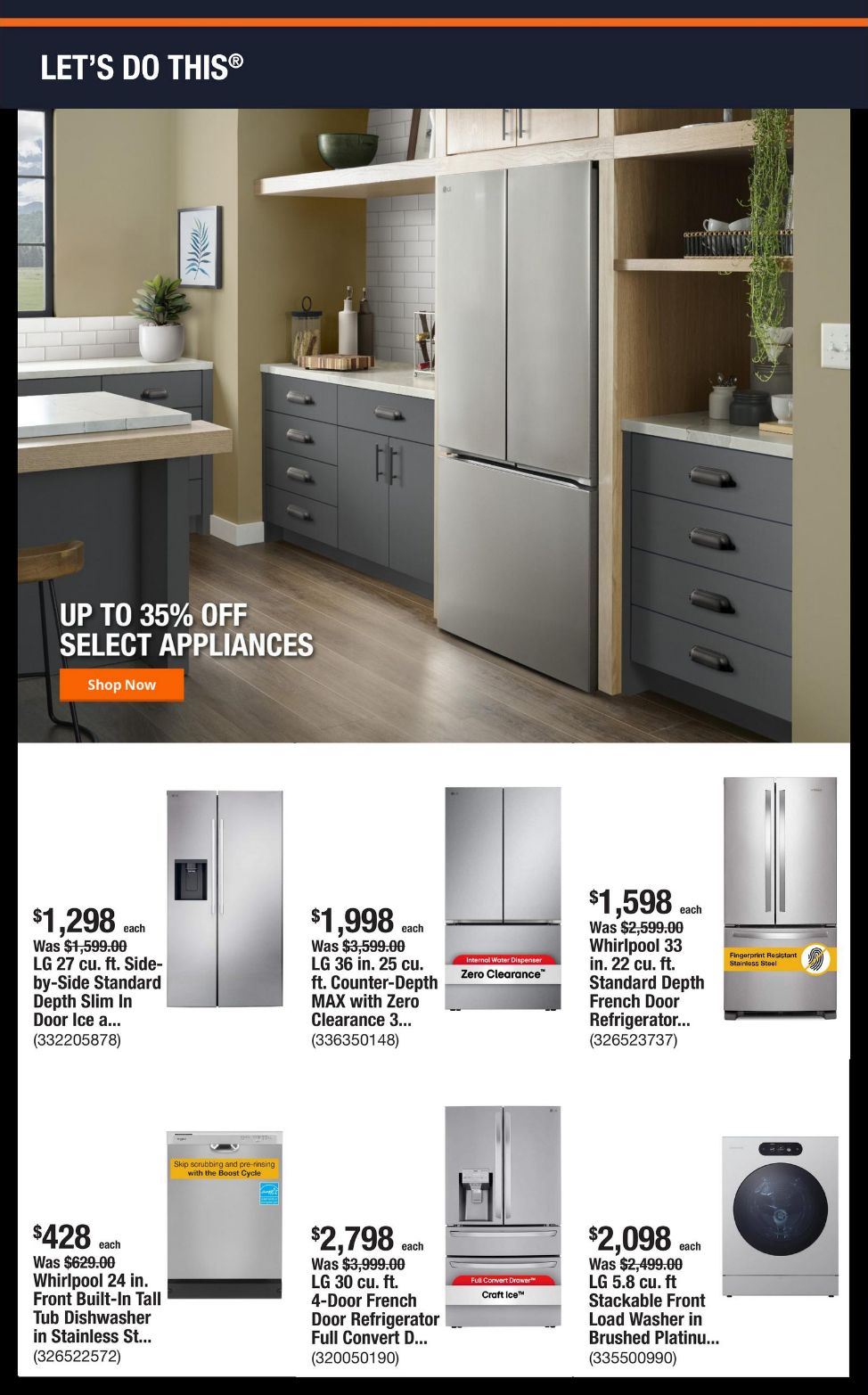Catalogue Home Depot from 09/08/2025