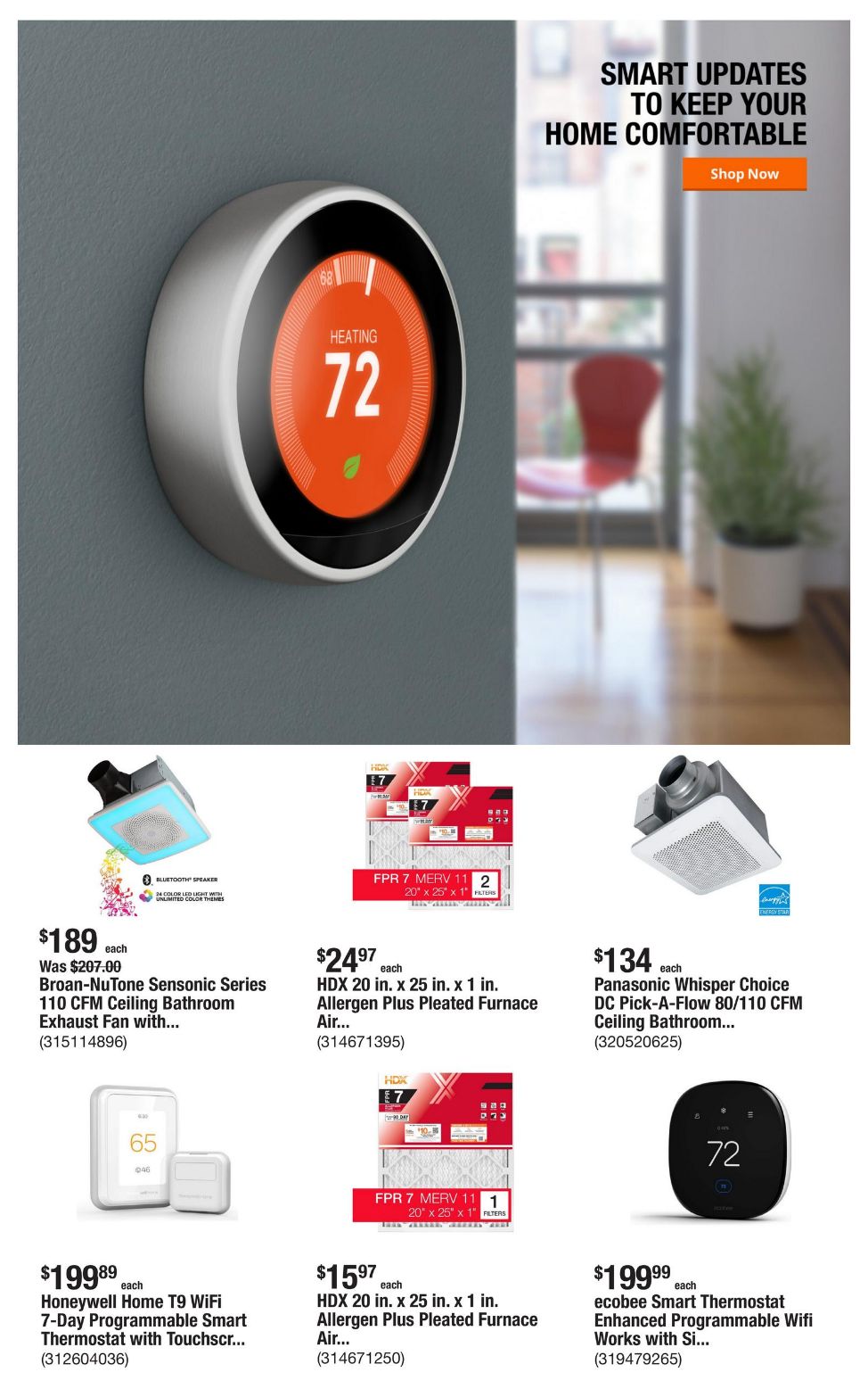 Catalogue Home Depot from 09/11/2025