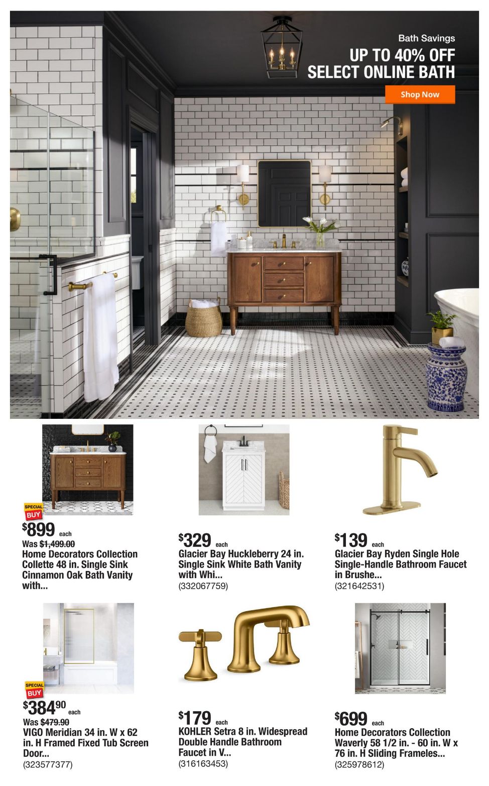 Catalogue Home Depot from 09/11/2025