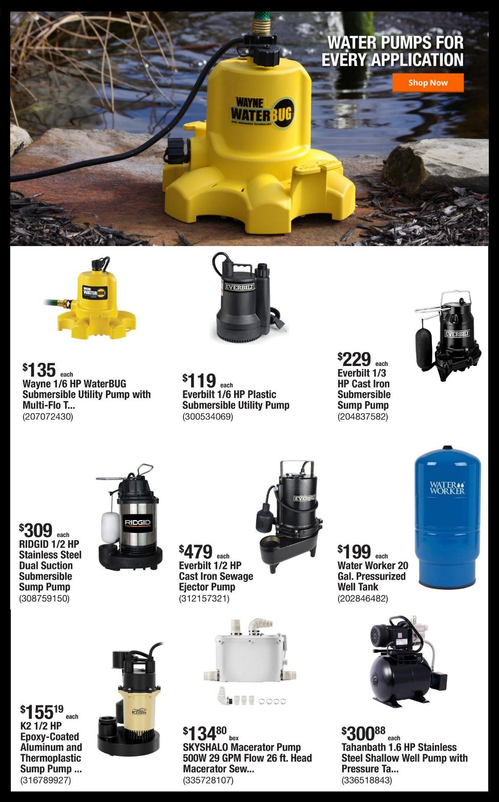 Catalogue Home Depot from 09/15/2025