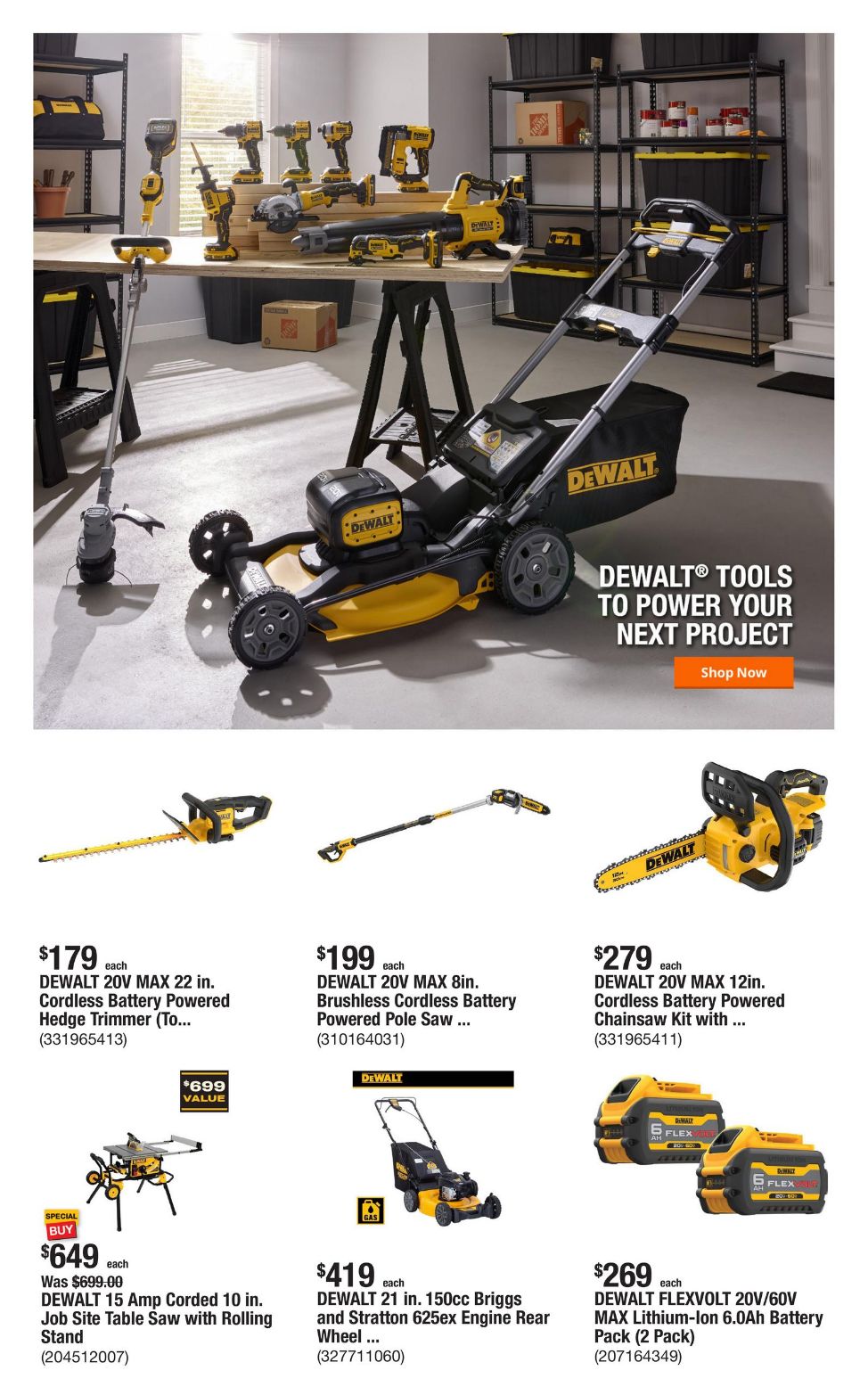 Catalogue Home Depot from 09/25/2025