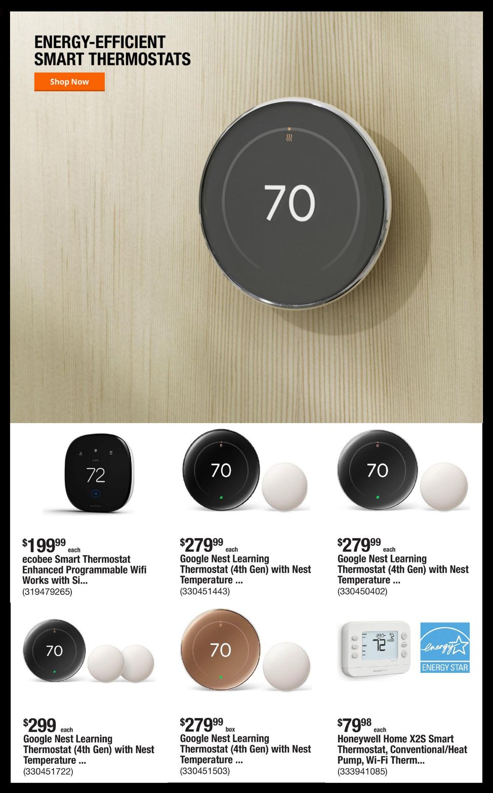 Catalogue Home Depot from 09/29/2025