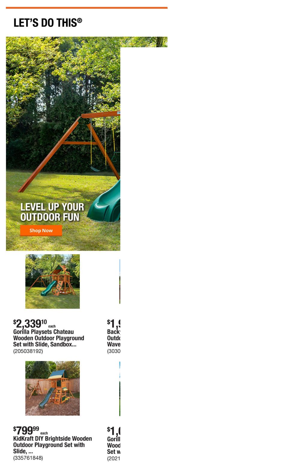 Catalogue Home Depot from 10/02/2025