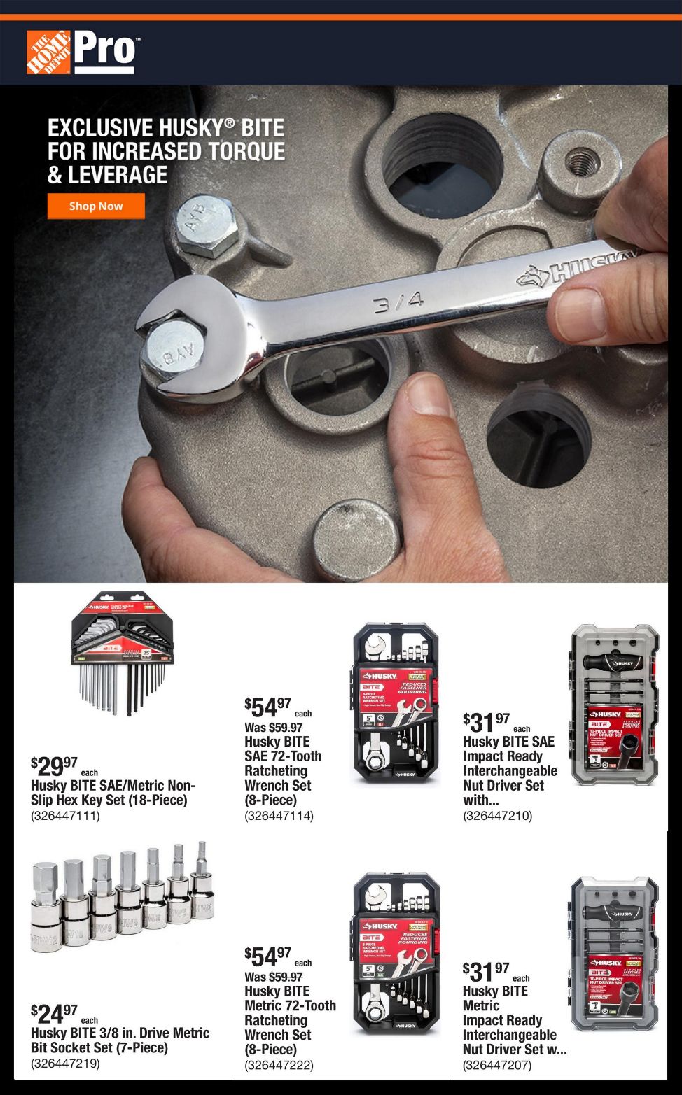 Catalogue Home Depot from 09/29/2025