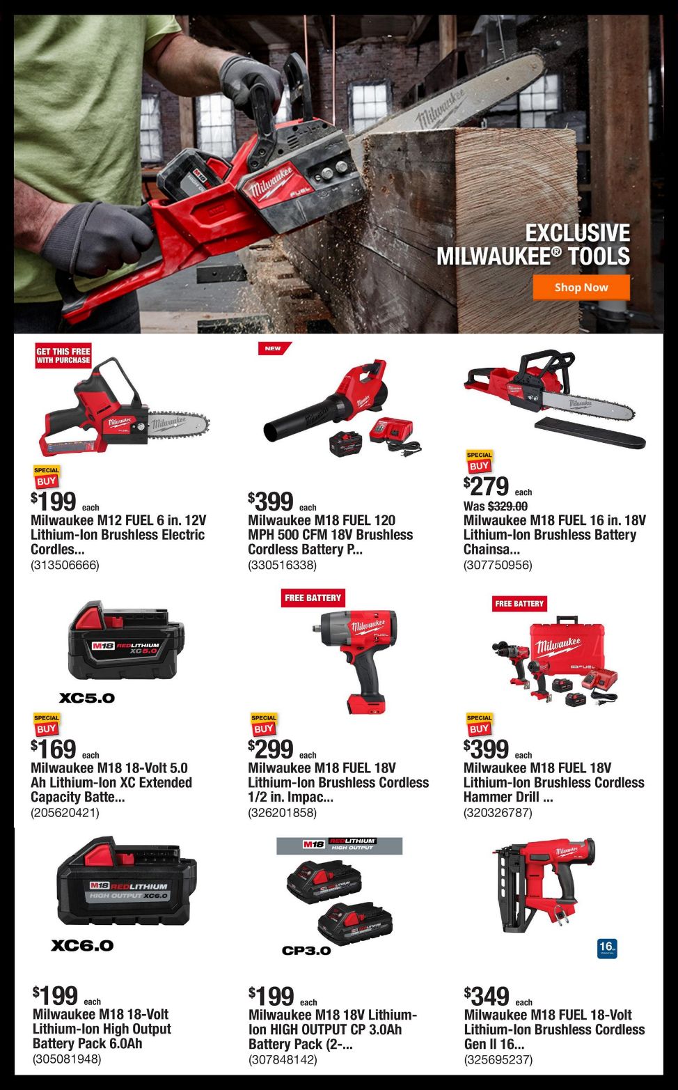 Catalogue Home Depot from 09/29/2025