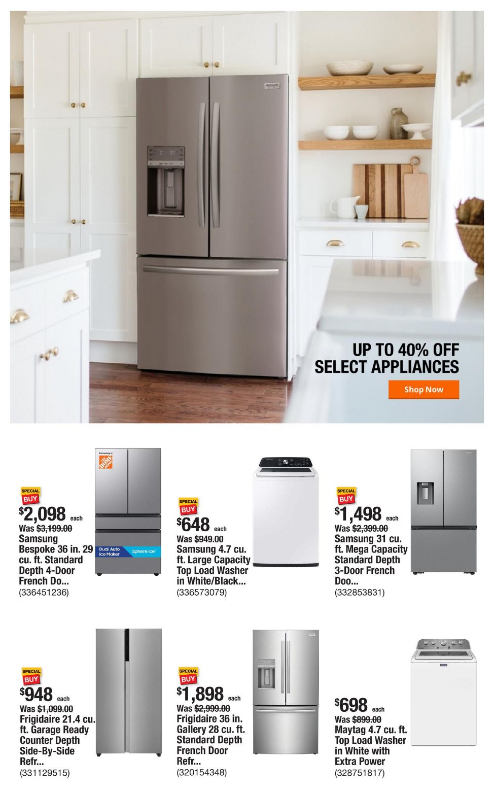 Catalogue Home Depot from 10/02/2025