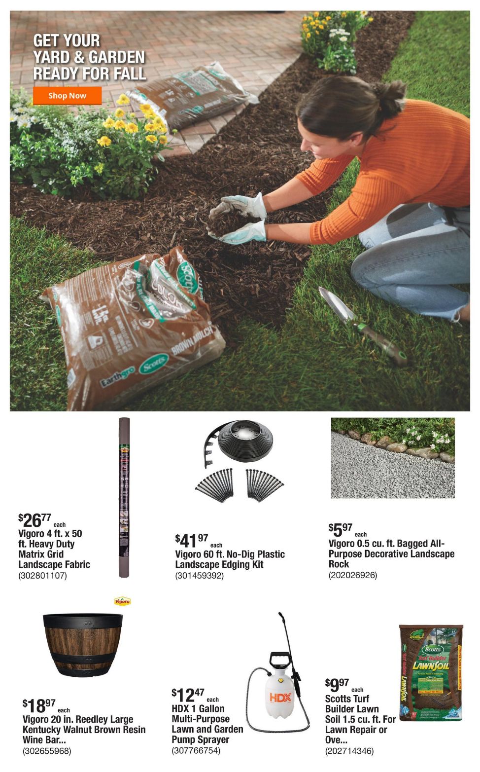 Catalogue Home Depot from 10/02/2025
