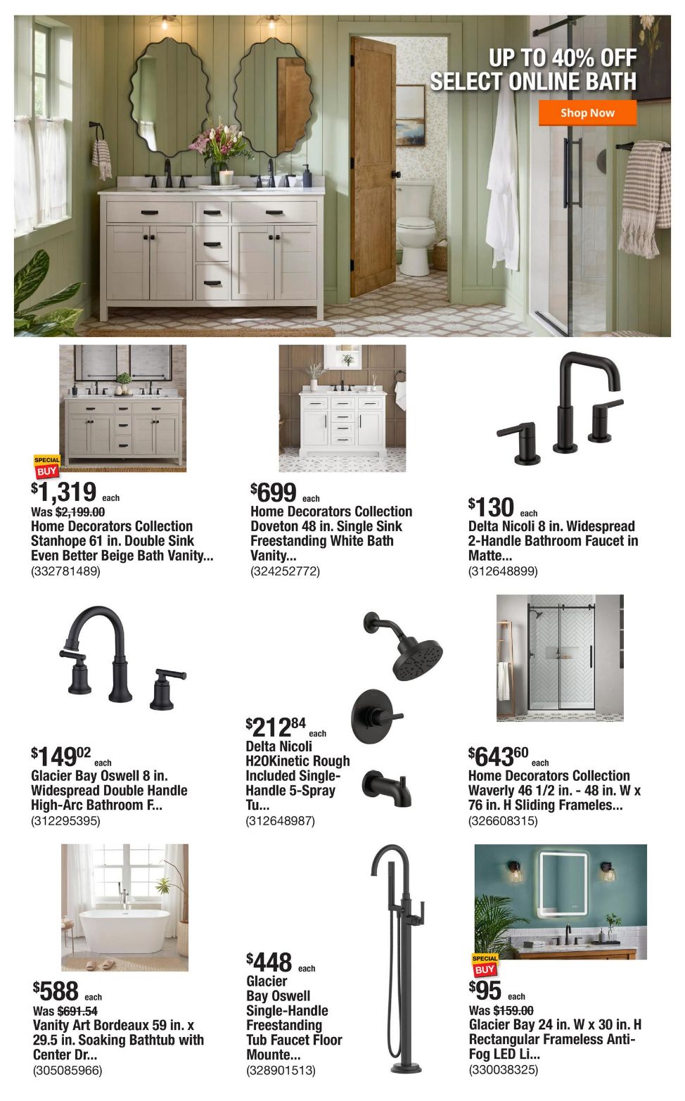 Catalogue Home Depot from 10/02/2025