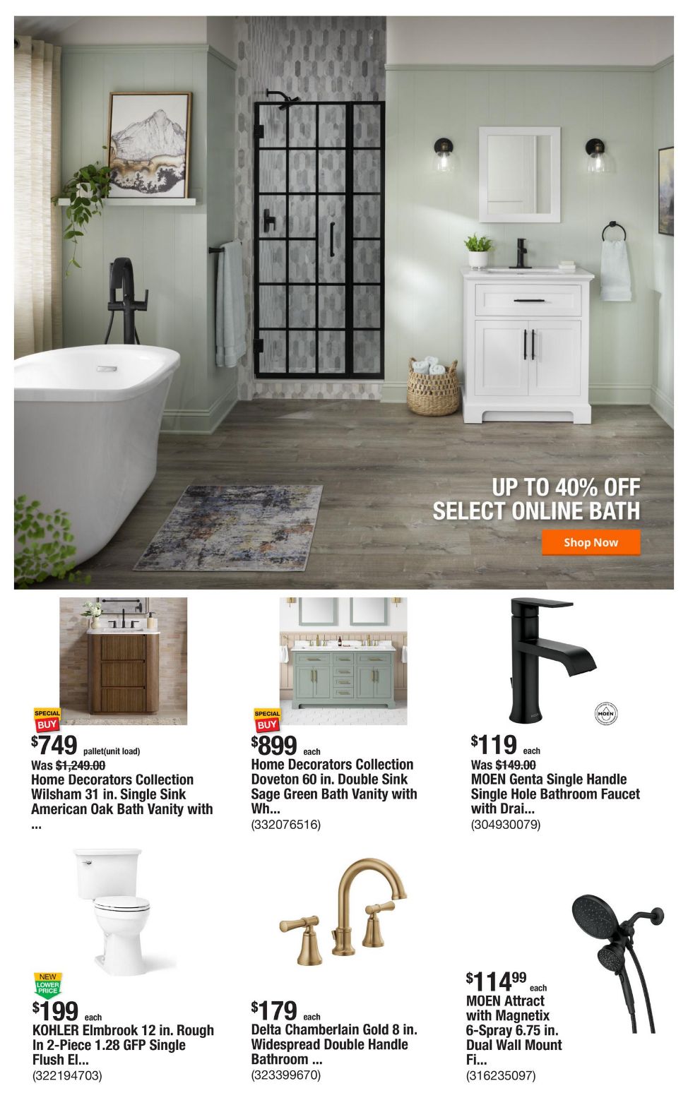 Catalogue Home Depot from 10/09/2025