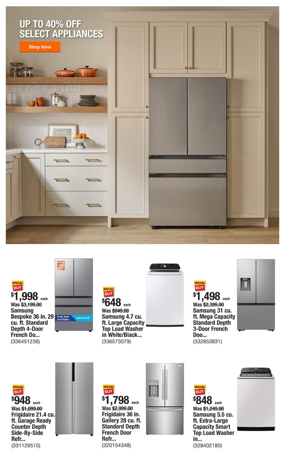 Catalogue Home Depot from 10/09/2025