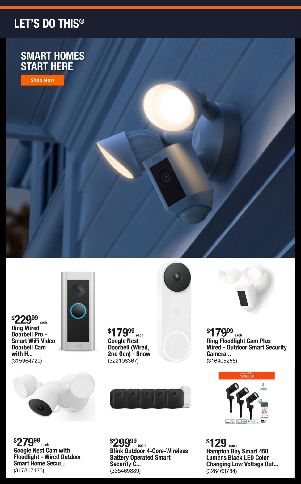 Catalogue Home Depot from 10/13/2025