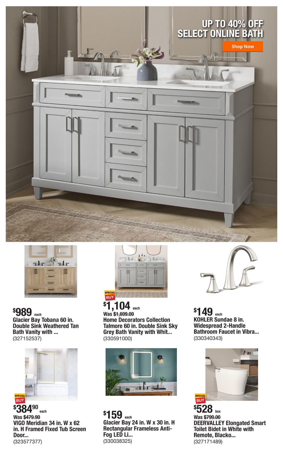 Catalogue Home Depot from 10/23/2025