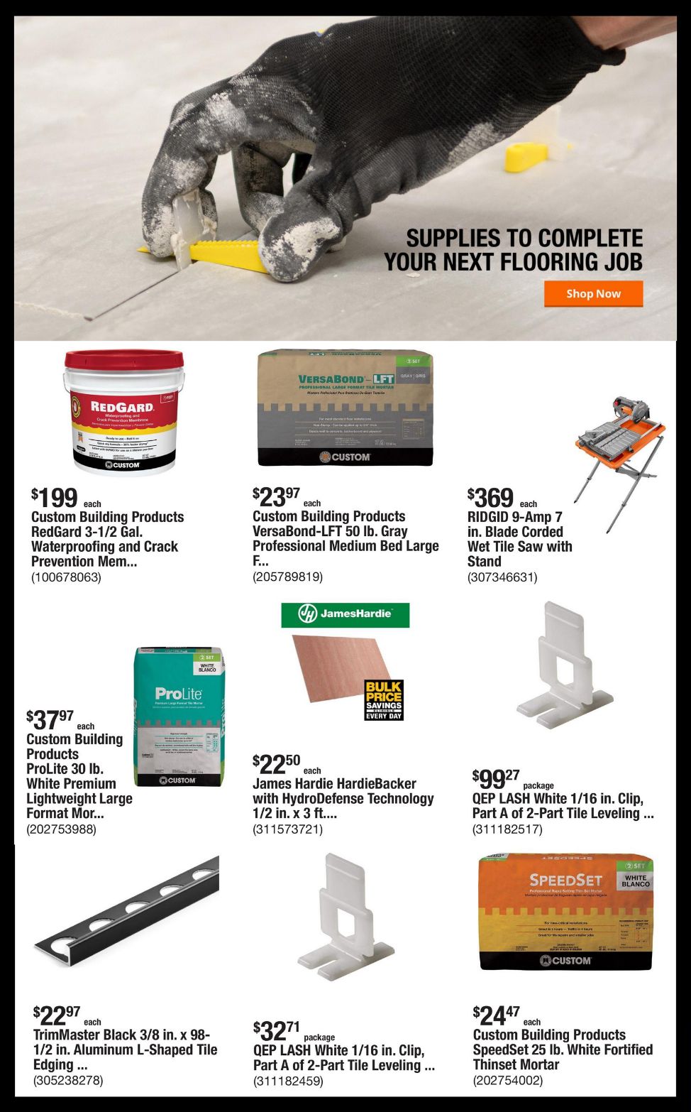Catalogue Home Depot from 10/27/2025