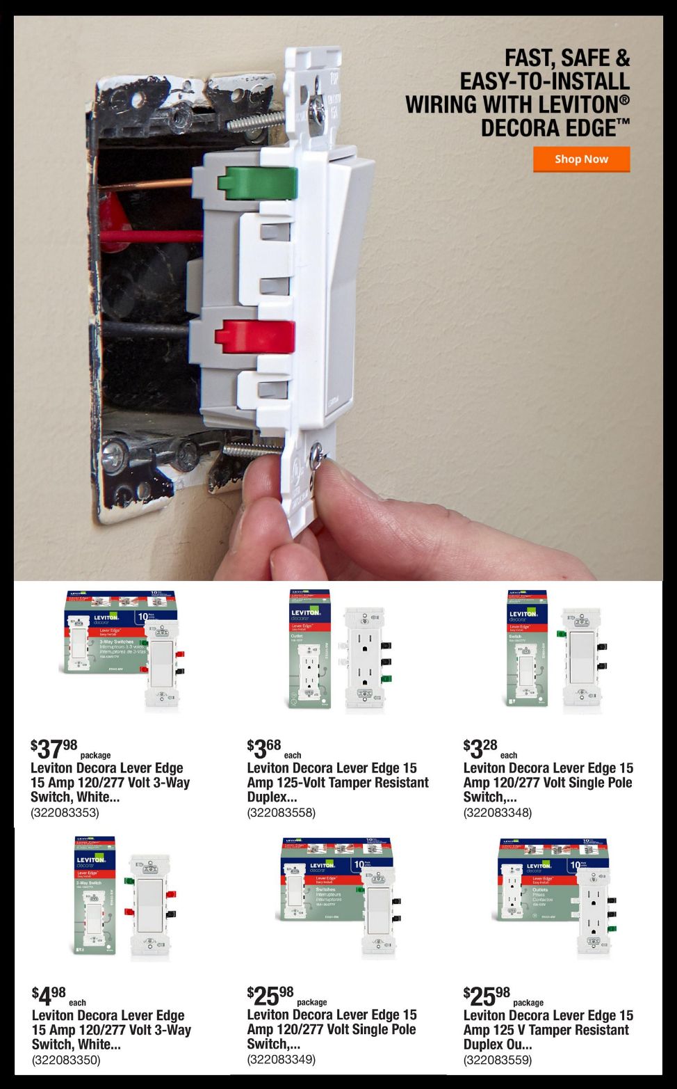 Catalogue Home Depot from 10/27/2025