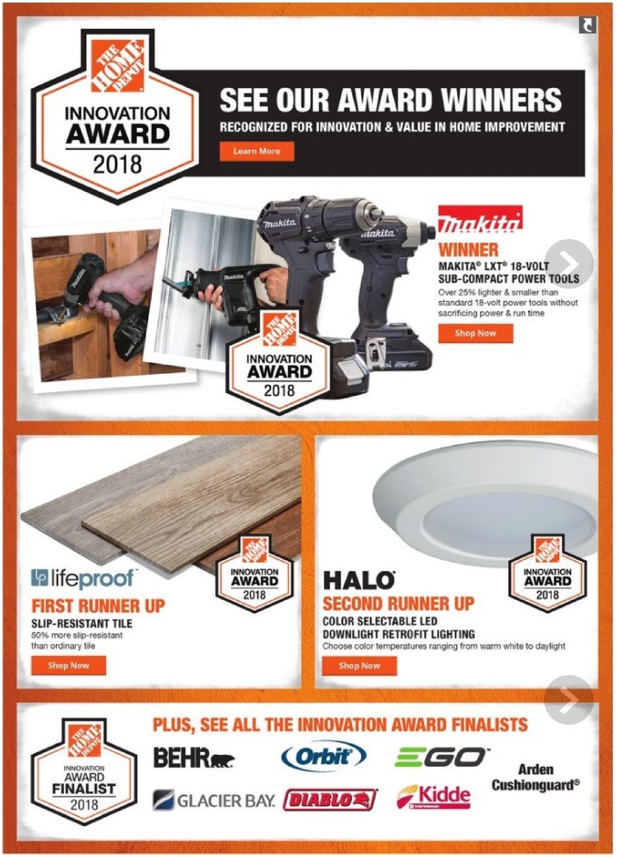 Catalogue Home Depot from 04/22/2019