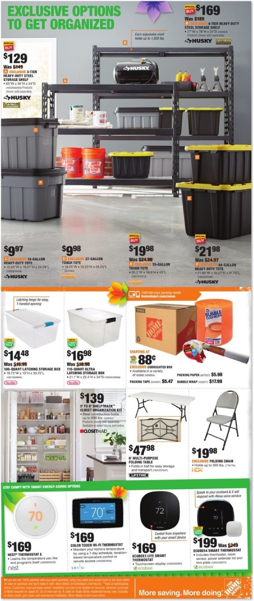 Catalogue Home Depot from 04/25/2019