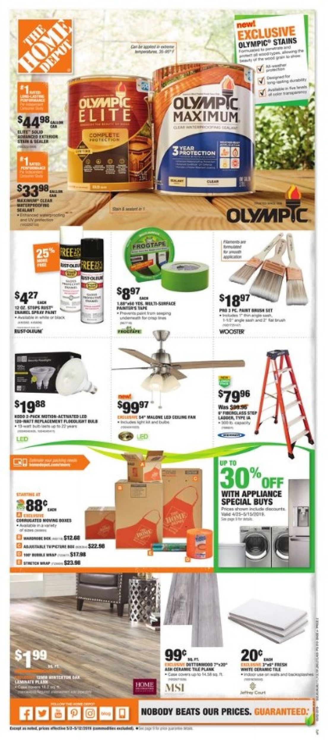 Catalogue Home Depot from 05/02/2019