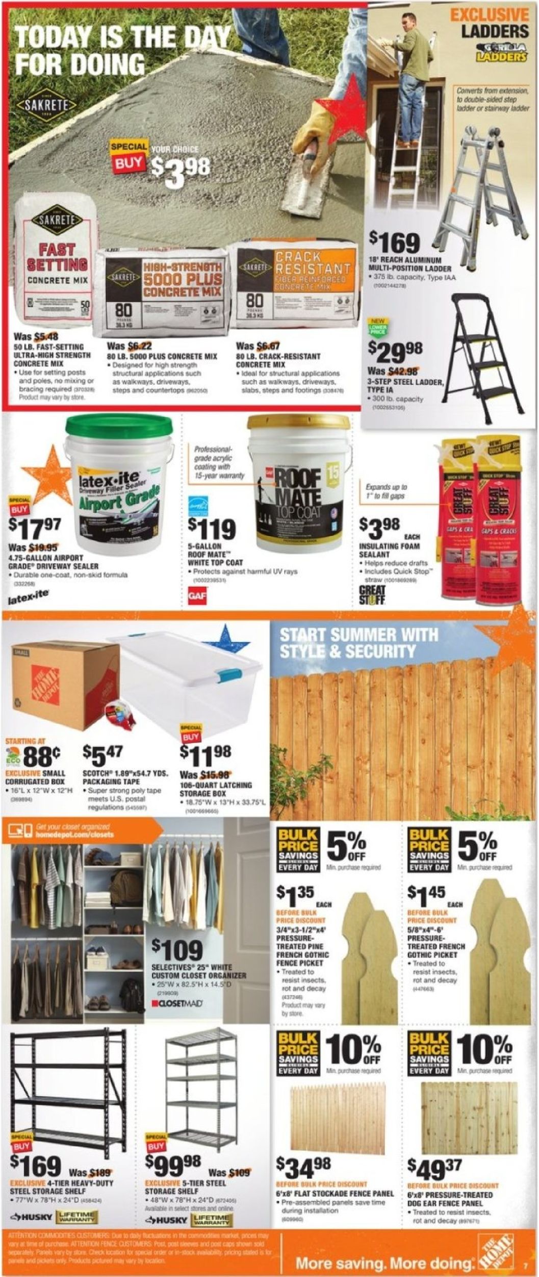 Catalogue Home Depot from 05/16/2019