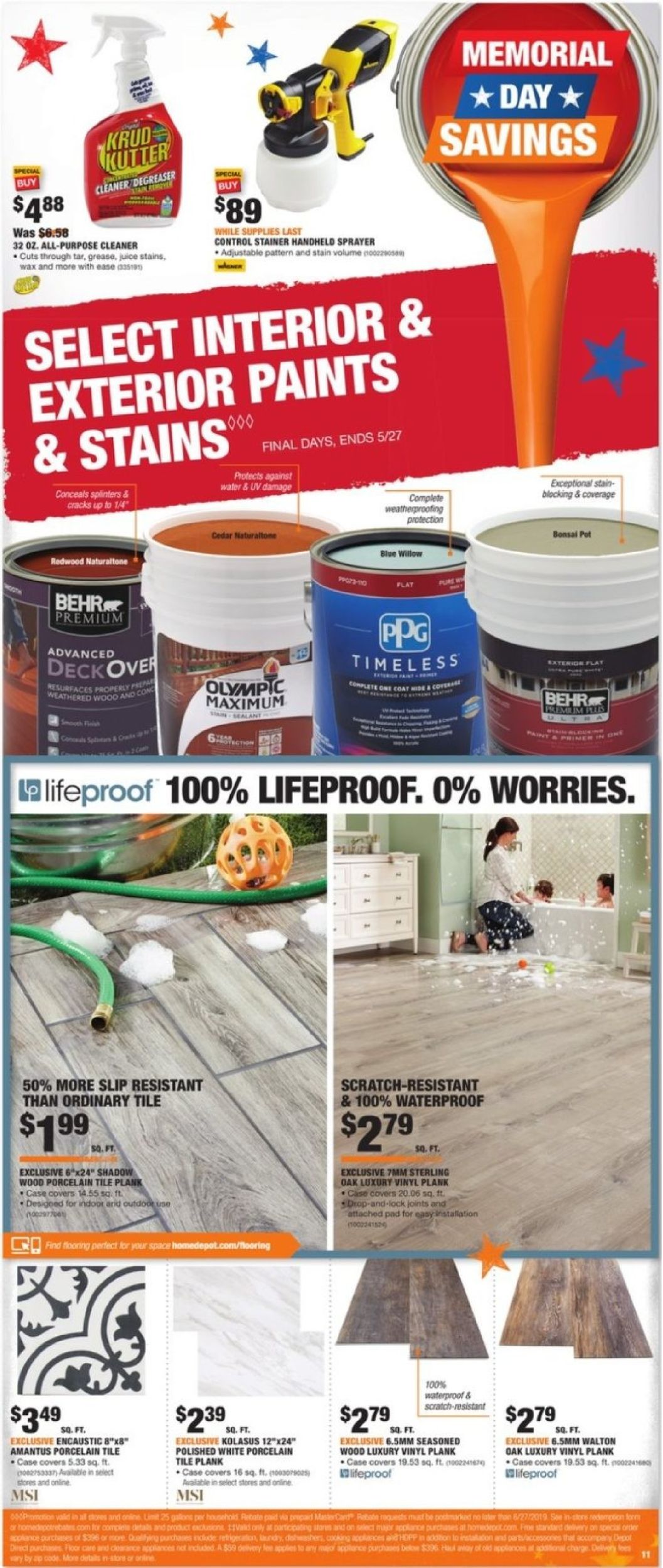 Catalogue Home Depot from 05/23/2019