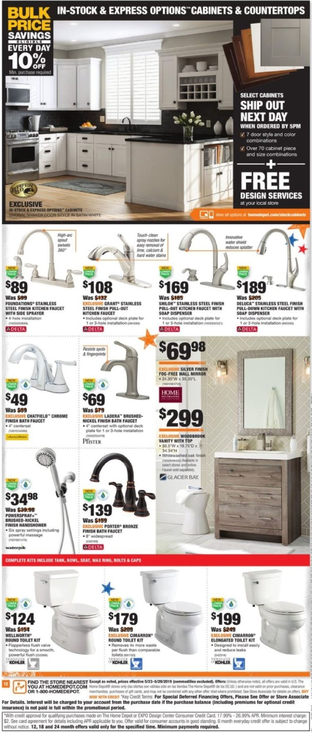 Catalogue Home Depot from 05/23/2019