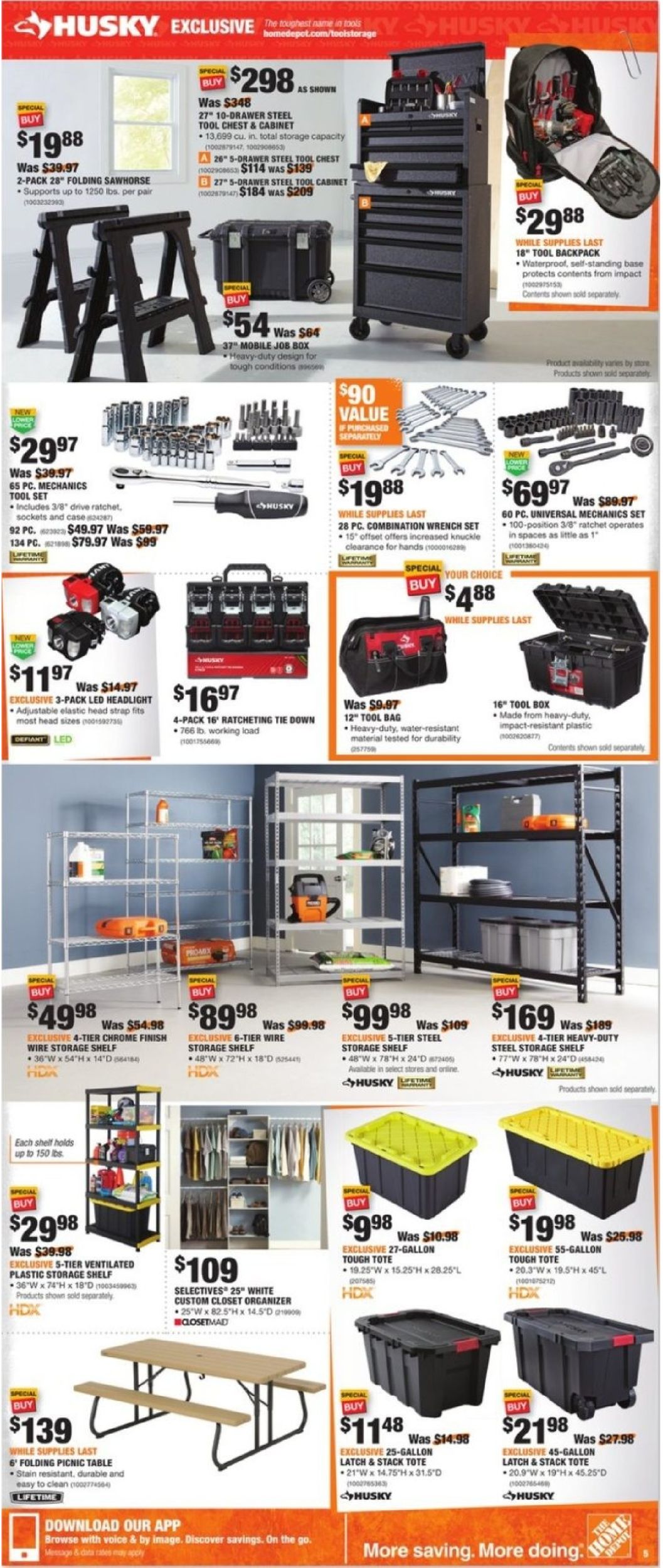 Catalogue Home Depot from 06/06/2019