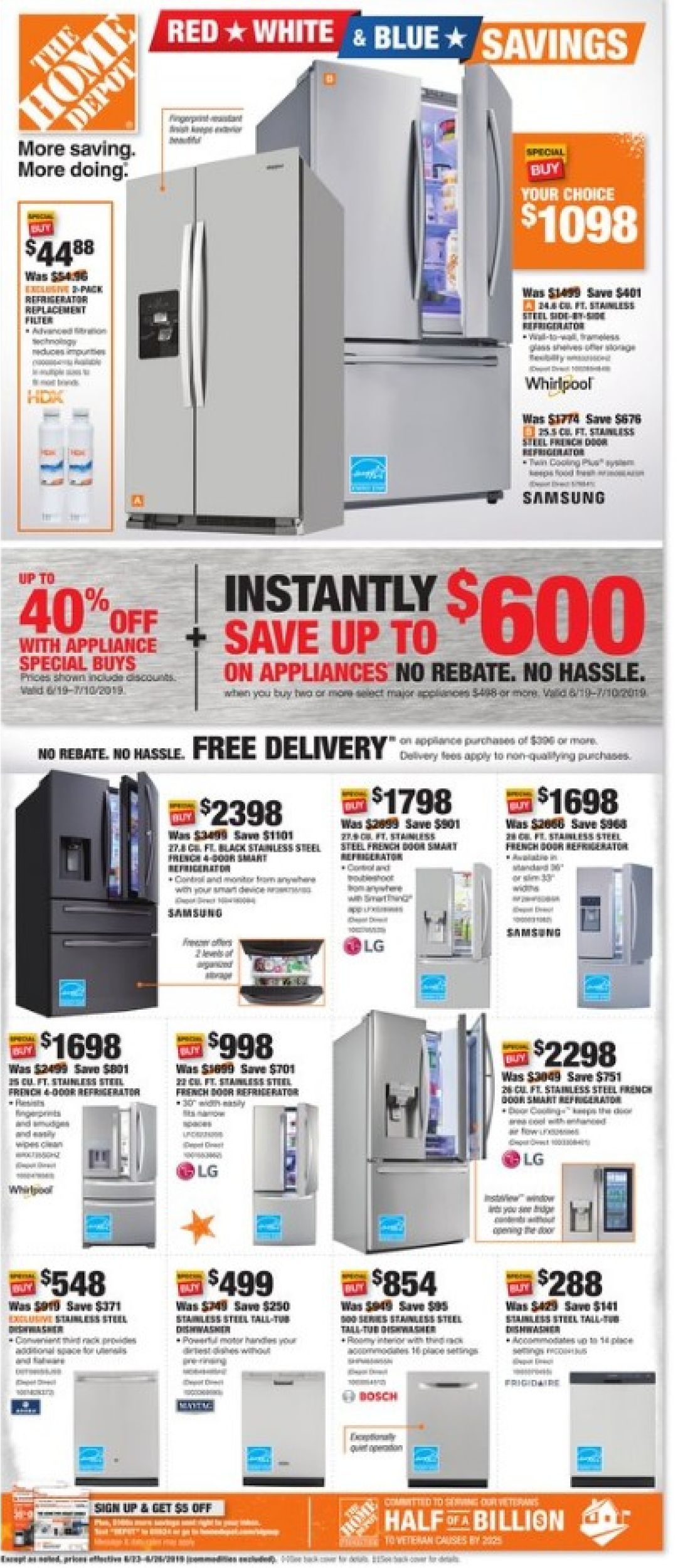 Catalogue Home Depot from 06/23/2019